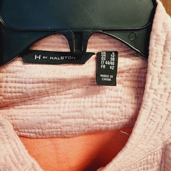 NEW H by Halston Lightweight Textured Knit Bomber Jacket Women's Size 8 - Picture 4 of 8